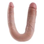 KING COCK - DILDO DOBLE PENETRACIÓN 17.8 CM NATURAL - Imagen 5