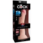 KING COCK - DILDO TRIPLE DENSIDAD 21.6 CM - Imagen 6