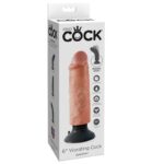 Imagen del artículo erótico KING COCK - DILDO VIBRADOR 15.24 CM NATURAL de KING COCK en la sección JUGUETES BIENESTAR |Vibradores|Vibradores Realisticos de Millenial Sexshop.