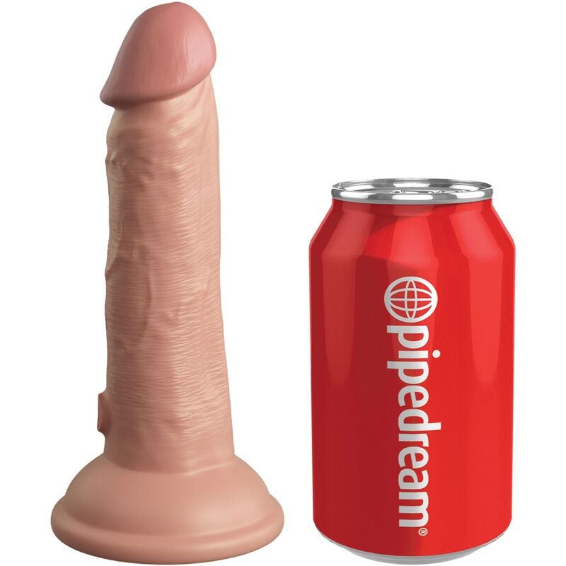 Imagen del artículo erótico KING COCK - ÉLITE DILDO REALÍSTICO SILICONA 15.2 CM de KING COCK en la sección JUGUETES BIENESTAR |Dildos sin Vibración|Penes realisticos de Millenial Sexshop.