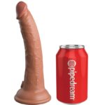 Imagen del artículo erótico KING COCK - ÉLITE DILDO REALÍSTICO SILICONA 17.8 CM CARAMELO de KING COCK en la sección JUGUETES BIENESTAR |Dildos sin Vibración|Penes realisticos de Millenial Sexshop.