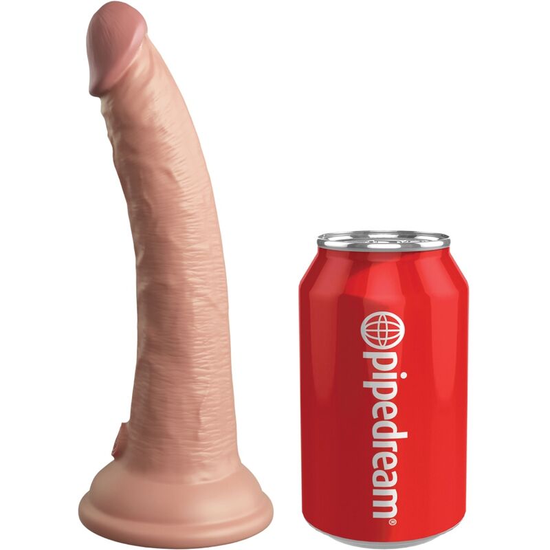 Imagen del artículo erótico KING COCK - ÉLITE DILDO REALÍSTICO SILICONA 17.8 CM de KING COCK en la sección JUGUETES BIENESTAR |Dildos sin Vibración|Penes realisticos de Millenial Sexshop.