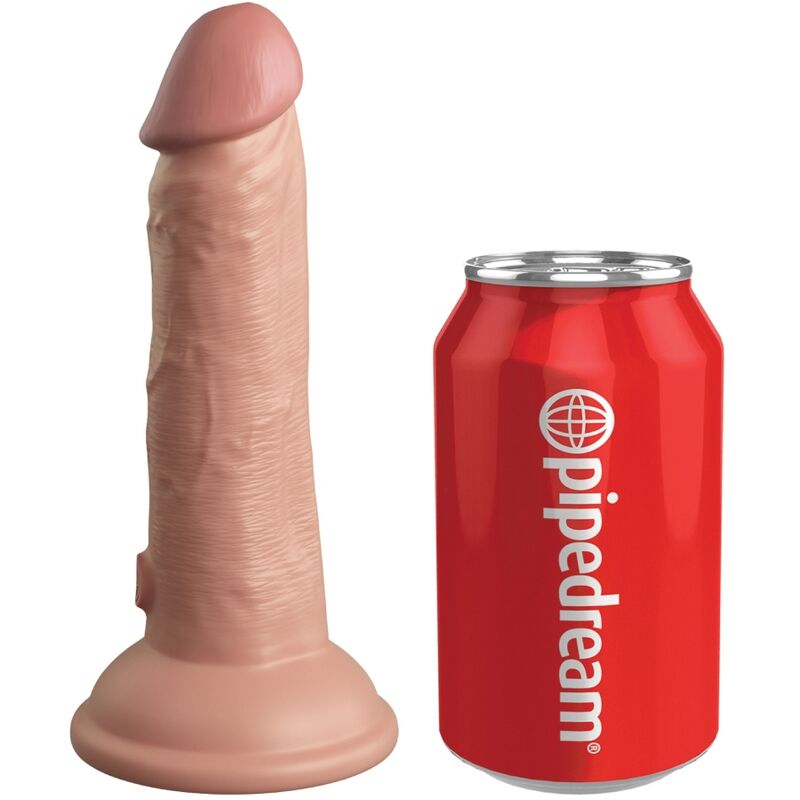 Imagen del artículo erótico KING COCK - ÉLITE DILDO REALÍSTICO VIBRADOR & SILICONA 15.2 CM de KING COCK en la sección JUGUETES BIENESTAR |Dildos sin Vibración|Penes realisticos de Millenial Sexshop.