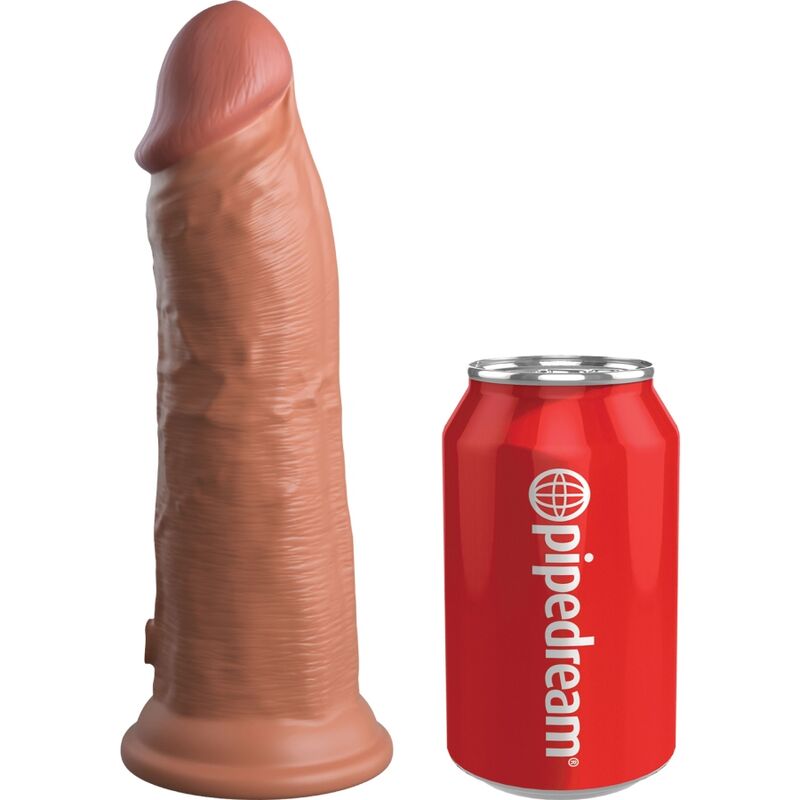 Imagen del artículo erótico KING COCK - ÉLITE DILDO REALÍSTICO VIBRADOR & SILICONA 20.3 CM CARAMELO de KING COCK en la sección JUGUETES BIENESTAR |Dildos sin Vibración|Penes realisticos de Millenial Sexshop.