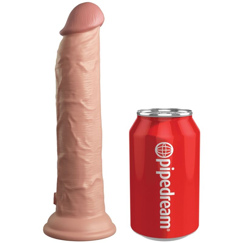 Imagen del artículo erótico KING COCK - ÉLITE DILDO REALÍSTICO VIBRADOR & SILICONA CONTROL REMOTO 23 CM de KING COCK en la sección JUGUETES BIENESTAR |Dildos sin Vibración|Penes realisticos de Millenial Sexshop.