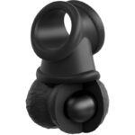 KING COCK - ELITE KIT ARNES AJUSTABLE DELUXE ANILLO CON TESTICULOS & DILDO 20.3 CM - Imagen 9