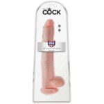 KING COCK - PENE CON TESTÍCULOS 35.6 CM COLOR NATURAL - Imagen 2