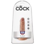KING COCK - PENE REALÍSTICO 12 CM CARAMELO - Imagen 6