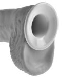 KING COCK - STRAP-ON CON DILDO HUECO 28 CM Y TIRANTES COLOR CARNE - Imagen 7