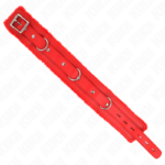 KINK - COLLAR CON CORREA 65 CM CON RESTRICCIONES ROJO AJUSTABLE 36-42 CM X 5.5 CM - Imagen 6