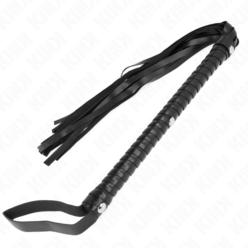 Imagen del artículo erótico KINK - LÁTIGO DE MANGO LARGO 60 CM de KINK IMPACT & TOUCH en la sección BDSM & BONDAGE |Artículos BDSM|Látigos BDSM de Millenial Sexshop.