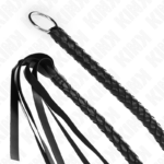 KINK - LÁTIGO DE SERPIENTE CON ANILLO DE MANO NEGRO 65 CM - Imagen 4