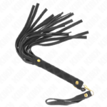 Imagen del artículo erótico KINK - LÁTIGO MINI PIEL DE ANTE NEGRO 30 CM de KINK IMPACT & TOUCH en la sección BDSM & BONDAGE |Artículos BDSM|Látigos BDSM de Millenial Sexshop.