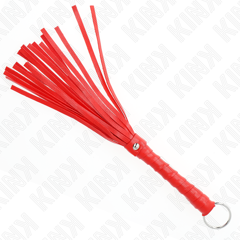 Imagen del artículo erótico KINK - LÁTIGO SIMPLE MINI ROJO 28 CM de KINK IMPACT & TOUCH en la sección BDSM & BONDAGE |Artículos BDSM|Látigos BDSM de Millenial Sexshop.