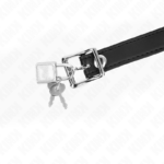 KINK - MORDAZA DE BOLA 4 CM DE SILICONA CON CANDADO 60 x 2 CM - Imagen 4