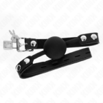 KINK - MORDAZA DE BOLA 4 CM DE SILICONA MODELO 1 CON CANDADO 60 x 2 CM - Imagen 2