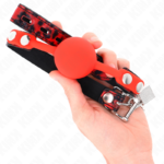 KINK - MORDAZA DE BOLA 4 CM DE SILICONA MODELO 2 CON CANDADO 60 x 2 CM - Imagen 4