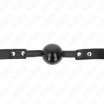 KINK - MORDAZA DE BOLA 4 CM SUAVE DE TPE MODELO 3 60 x 2 CM AJUSTABLE 37-52 CM - Imagen 3