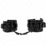 Imagen del artículo erótico KINK - MUÑEQUERAS AJUSTABLE NEGRO 20-30 CM X 6 CM de KINK WRIST RESTRAINT en la sección BDSM & BONDAGE |Bondage|Esposas de fijación de Millenial Sexshop.