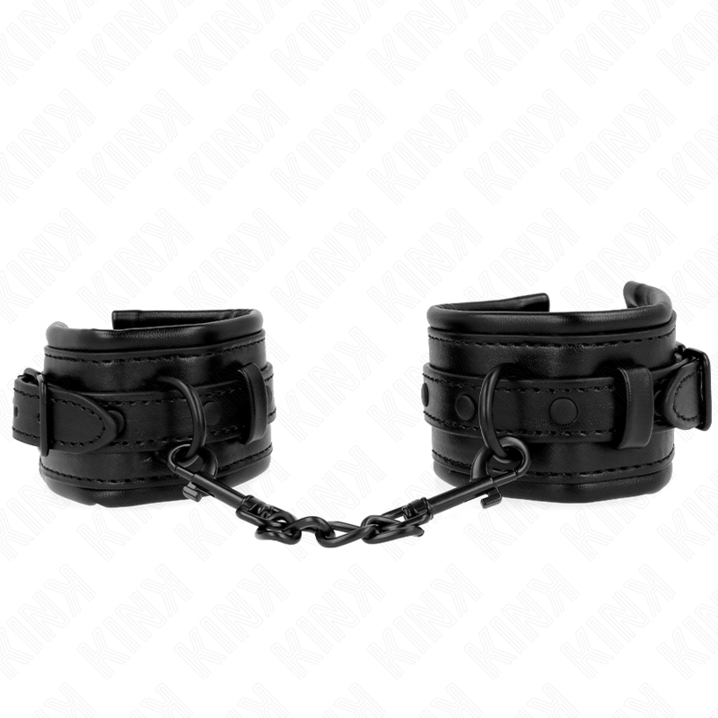 Imagen del artículo erótico KINK - MUÑEQUERAS AJUSTABLE NEGRO 20-30 CM X 6 CM de KINK WRIST RESTRAINT en la sección BDSM & BONDAGE |Bondage|Esposas de fijación de Millenial Sexshop.
