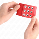 KINK - MUÑEQUERAS CON CIERRE A PRESIÓN AJUSTABLE ROJO 19-24 CM X 5.5 CM - Imagen 3