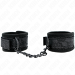 Imagen del artículo erótico KINK - MUÑEQUERAS DE ENCAJE Y NEOPRENO AJUSTABLE NEGRO 20-29 CM X 5 CM de KINK WRIST RESTRAINT en la sección BDSM & BONDAGE |Bondage|Esposas de fijación de Millenial Sexshop.