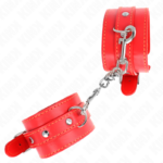 KINK - MUÑEQUERAS FINAS ROJO AJUSTABLE 21-33 CM - Imagen 3