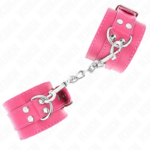KINK - MUÑEQUERAS FUCSIA CON DETALLES EN FUCSIA AJUSTABLE 20-28 CM X 5.5 CM - Imagen 2