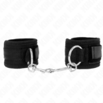 Imagen del artículo erótico KINK - MUÑEQUERAS NEGRO AJUSTABLE 18-35 CM X 6 CM de KINK WRIST RESTRAINT en la sección BDSM & BONDAGE |Bondage|Esposas de fijación de Millenial Sexshop.