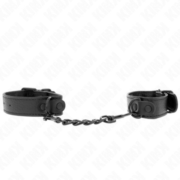 Imagen del artículo erótico KINK - MUÑEQUERAS PARA PRINCIPIANTES AJUSTABLE 13-23 CM X 2.2 CM de KINK WRIST RESTRAINT en la sección BDSM & BONDAGE |Bondage|Esposas de fijación de Millenial Sexshop.