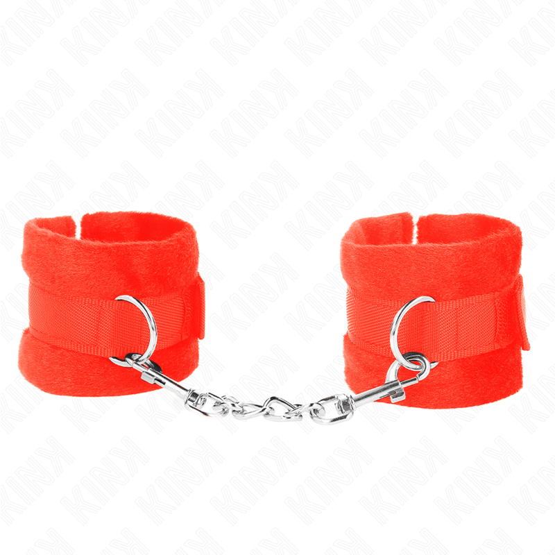 Imagen del artículo erótico KINK - MUÑEQUERAS PARA PRINCIPIANTES ROJO 30 X 7 CM de KINK WRIST RESTRAINT en la sección BDSM & BONDAGE |Bondage|Esposas de fijación de Millenial Sexshop.