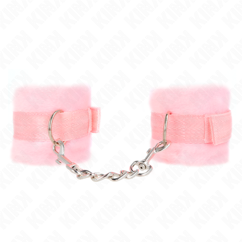 Imagen del artículo erótico KINK - MUÑEQUERAS PARA PRINCIPIANTES ROSA 30 X 7 CM de KINK WRIST RESTRAINT en la sección BDSM & BONDAGE |Bondage|Esposas de fijación de Millenial Sexshop.