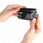 KINK - MUÑEQUERAS SENCILLAS NEGRO AJUSTABLE 20-23 CM X 5.5 CM - Imagen 3