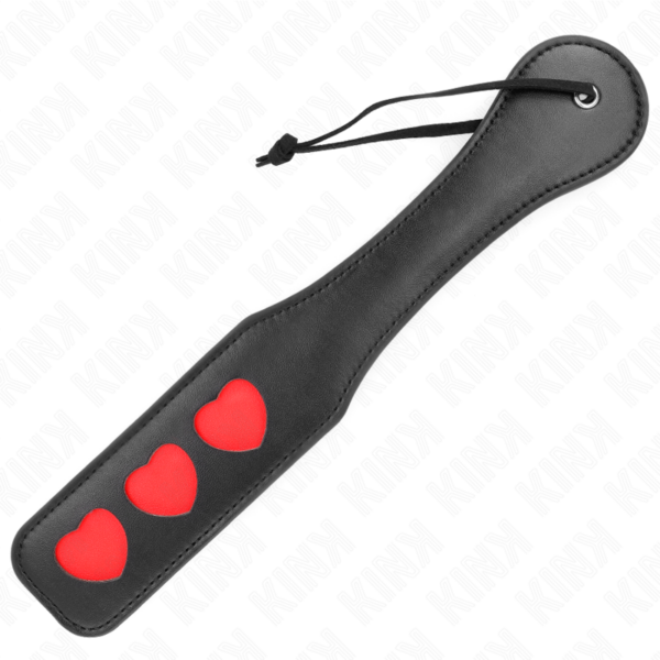 Imagen del artículo erótico KINK - PALA CORAZONES 32 X 6 CM de KINK IMPACT & TOUCH en la sección BDSM & BONDAGE |Artículos BDSM|Palas BDSM de Millenial Sexshop.