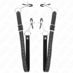 Imagen del artículo erótico KINK - PINZAS PARA CLÍTORIS 4 ENGANCHES AJUSTABLE 34-48 CM de KINK NIPPLE GRIP en la sección BDSM & BONDAGE |Artículos BDSM|Pinzas Clítoris BDSM de Millenial Sexshop.