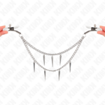 KINK - PINZAS PARA PEZONES CON CADENA DE PÚAS 30 CM - Imagen 4