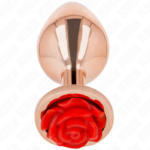 Imagen del artículo erótico KINK - PLUG ANAL ORO ROSADO ROSA ROJA S de KINK PLEASURE PLUGS en la sección BDSM & BONDAGE |Artículos BDSM|Plug Anal BDSM de Millenial Sexshop.
