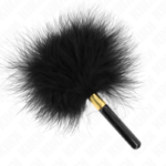 Imagen del artículo erótico KINK - PLUMAS PARA COSQUILLAS METAL DORADO NEGRA 18 CM de KINK IMPACT & TOUCH en la sección BDSM & BONDAGE |Bondage|Plumas de Millenial Sexshop.