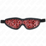 Imagen del artículo erótico KINK - VENDA CON PATRÓN DE DIAMANTES ROJO 20.5 x 6 CM de KINK MASKED ALLURE en la sección BDSM & BONDAGE |Bondage|Antifaces de Millenial Sexshop.