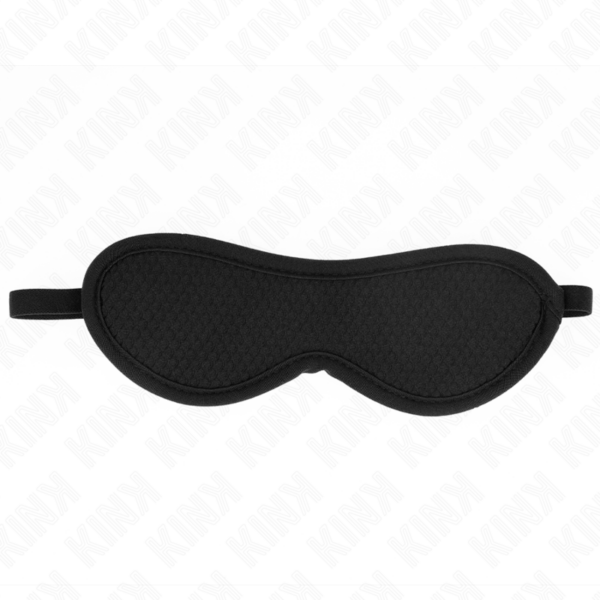 Imagen del artículo erótico KINK - VENDA TEXTURA DE ESCALA CON BORDE COVERED NEGRO 20 x 7 CM de KINK MASKED ALLURE en la sección BDSM & BONDAGE |Bondage|Antifaces de Millenial Sexshop.