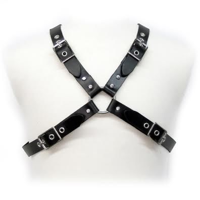 Imagen del artículo erótico LEATHER BODY - BLACK BUCKLE HARNESS FOR MEN de LEATHER BODY en la sección MODA & LENCERÍA|Lencería Hombre|Arneses Hombre de Millenial Sexshop.