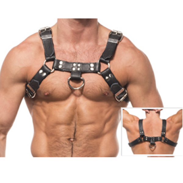 Imagen del artículo erótico LEATHER BODY - CHAIN HARNESS III de LEATHER BODY en la sección MODA & LENCERÍA|Lencería Hombre|Arneses Hombre de Millenial Sexshop.