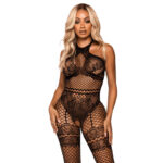 Imagen del artículo erótico LEG AVENUE - BODYSTOCKING CUELLO HALTER TALLA ÚNICA - NEGRO de LEG AVENUE BODYSTOCKINGS en la sección MODA & LENCERÍA|Lencería Mujer|Lencería Picante|Bodystocking de Millenial Sexshop.