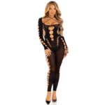 LEG AVENUE - BODYSTOCKING TOBILLO RECKLESS NEGRO - Imagen 3