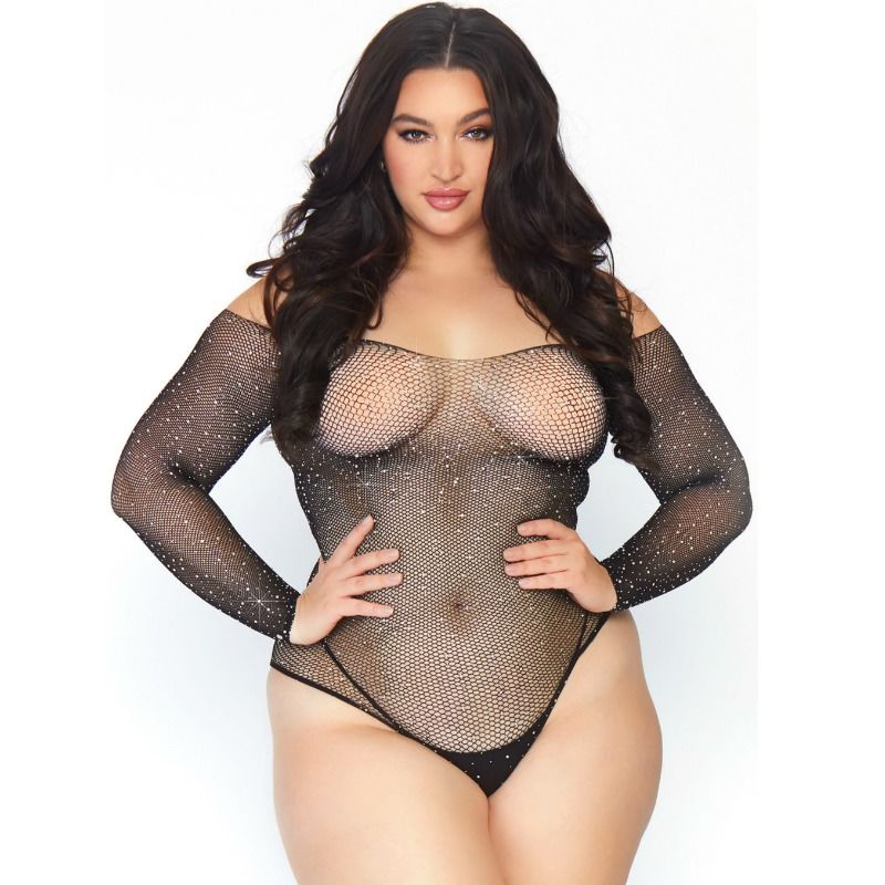 Imagen del artículo erótico LEG AVENUE - CRYSTALIZED FISHNET BODYSTOCKING 1X-2X de LEG AVENUE BODYSTOCKINGS en la sección MODA & LENCERÍA|Lencería Mujer|Lencería Picante|Bodystocking de Millenial Sexshop.