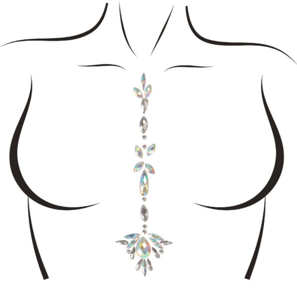 Imagen del artículo erótico LEG AVENUE - JADE JOYA ADHESIVA PARA EL CUERPO de LEG AVENUE ACCESSORIES en la sección MODA & LENCERÍA|Lencería Mujer|Accesorios|Joyería para el cuerpo de Millenial Sexshop.