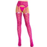 Imagen del artículo erótico LEG AVENUE - MEDIAS DE CORAZÓN CON LIGAS MAGENTA de LEG AVENUE HOSIERY en la sección MODA & LENCERÍA|Lencería Mujer|Lencería Picante|Medias con Liguero de Millenial Sexshop.