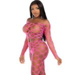 LEG AVENUE - TOP & LEGGINS HARDCORE FUCSIA - Imagen 5