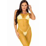 Imagen del artículo erótico LEG AVENUE - VESTIDO DE REJILLA LARGO AMARILLO TALLA ÚNICA de LEG AVENUE DRESSES en la sección MODA & LENCERÍA|Lencería Mujer|Lencería Picante|Vestidos Sexys de Millenial Sexshop.