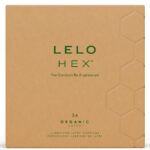 Imagen del artículo erótico LELO - HEX ORGANIC PRESERVATIVO CAJA 36 UDS de LELO en la sección PRESERVATIVOS |Todos los tamaños de cajas|Cajas de 30 a 288 de Millenial Sexshop.